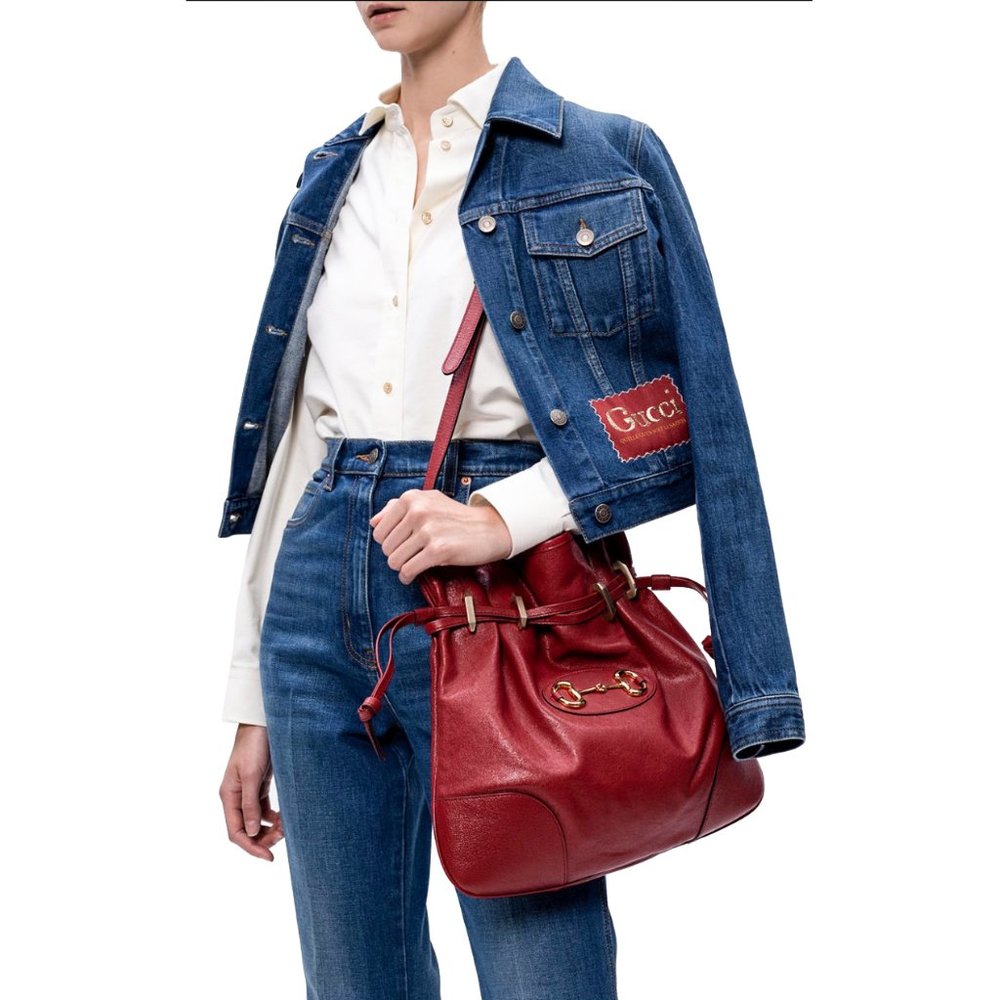 Gucci 602089 Horsebit 1955 Leather Shoulder Bag - Picture 12 of 12